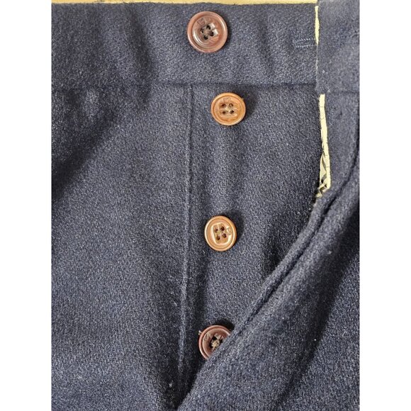 Scotch & Soda Stuart Wool Dress Pants - Men's 38x31 - Navy - Picture 4 of 12